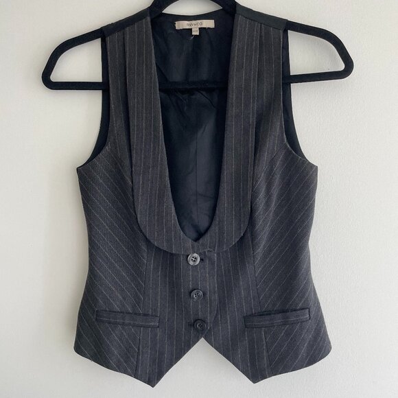 y2k pinstripe vest top - Picture 1 of 2